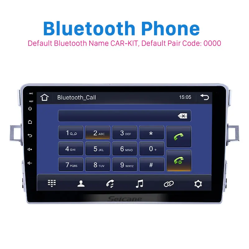 Автомобильный мультимедийный плеер Seicane с GPS навигацией 2din Android 10 0 8 ядерный