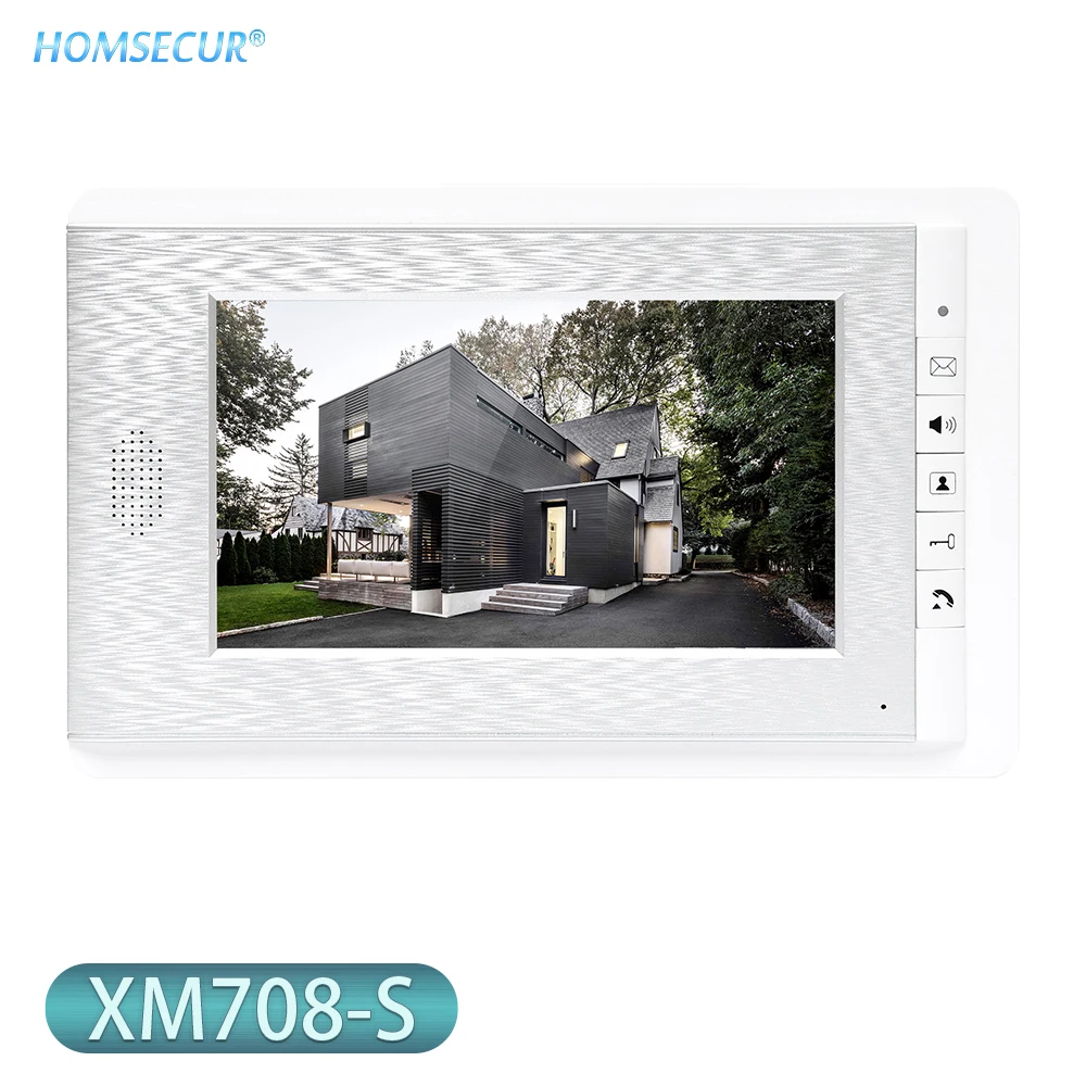 HOMSECUR 7-дюймовый внутренний монитор серебристого цвета | Безопасность и защита