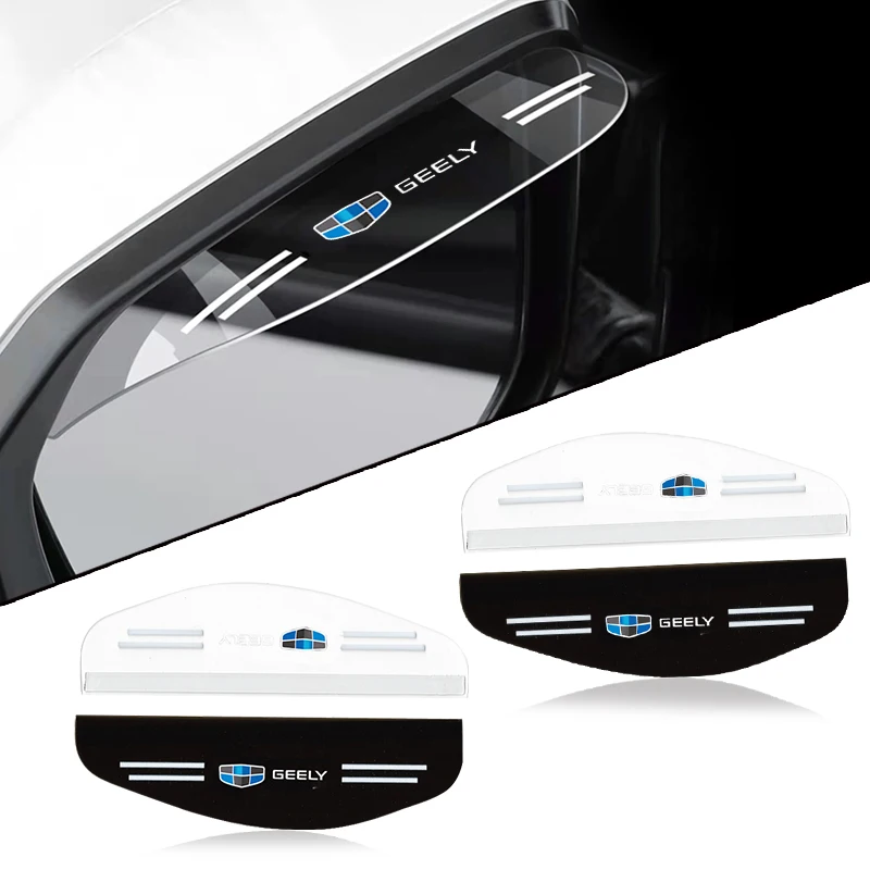

Car Rear View Mirror Rain eyebrow Rain Shield Accessories For Geely Atlas Coolray Mk Cross Boyue NL3 X6 EX7 Emgrand X7 SUV GS GT