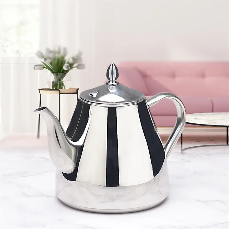 

Sanqia New Style Stainless Steel Teapot Water Coffee Pot Applicable to Induction Cooker