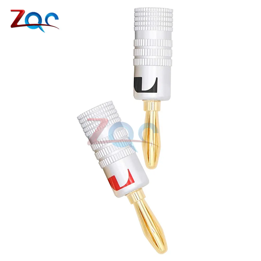 24K позолоченный динамик Nakamichi Разъем Банана Чистая медь аудио разъем|connectors