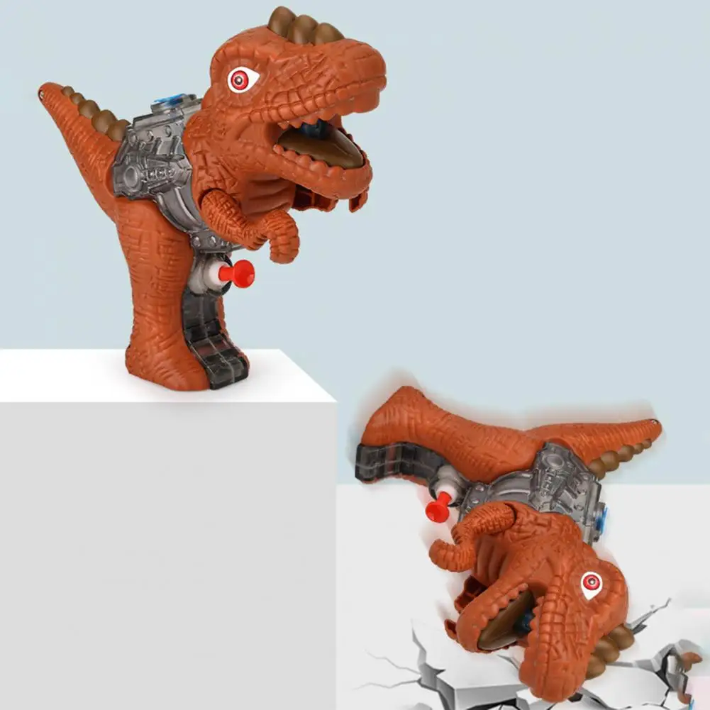 PULVERIZADOR DE AGUA de dinosaurio, juguete de aerosol de agua con articulaci&oacute;n m&oacute;vil, un clic, colorido, de alta capacidad, para exteriores-2