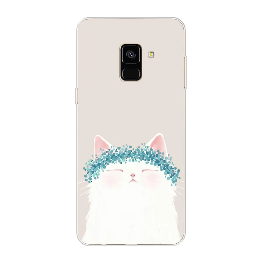 Ciciber чехол для телефона samsung Galaxy A6 A8 A7 A9 плюс 2018 Звезда мягкий из ТПУ с узором A5 A3 2016