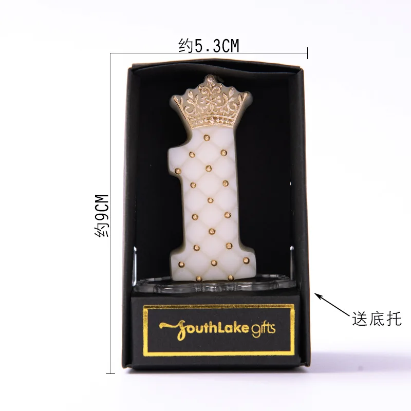 Просвет номер 0 9 с героем мультика Минни свечи для детей подарок на день рождения