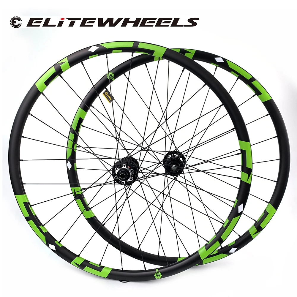 ELITEWHEELS 29er MTB велосипед Flyweight карбоновая колесная установка 28*25 мм XC оправа без