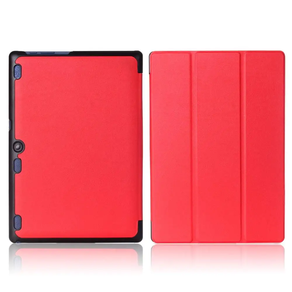 Ультратонкий чехол-подставка для lenovo TAB M10 TB-X605F чехол для планшета - Цвет: TAB M10  KST Red