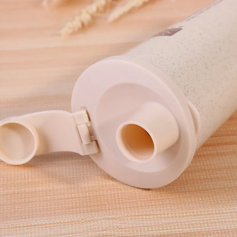 Шейкер для протеин бутылка воды из пшеничной соломы без БФА миксер шейкер