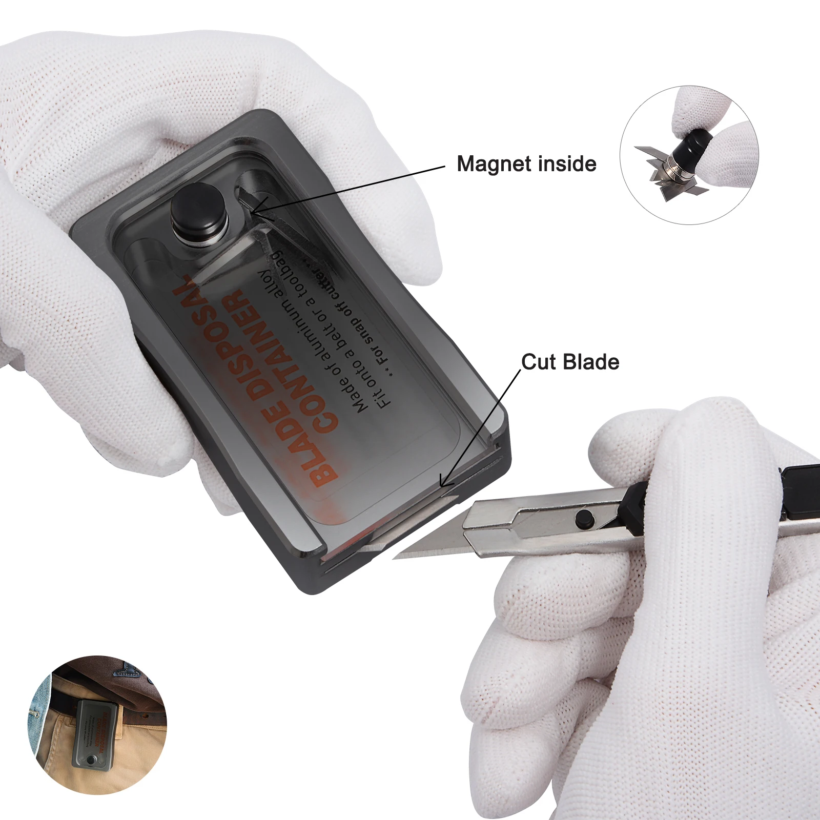 

EHDIS художественный нож защелкивающиеся металлические лезвия чехол для утилизации автомобиля окна пленки резак для мусора Безопасный ящик ...