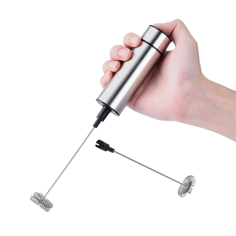 Горячая Распродажа Электрический вспениватель молока 2 венчик ручной кухонный