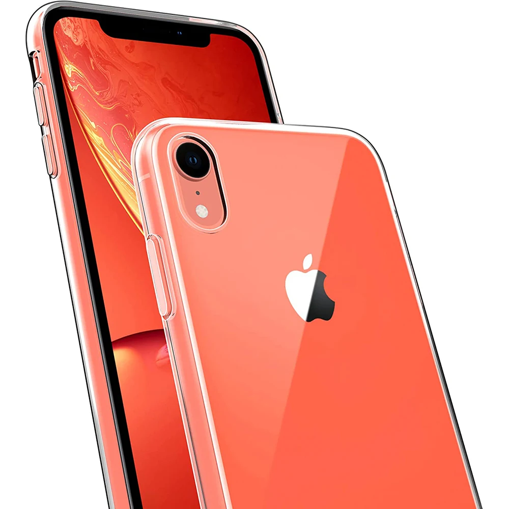 Ультратонкий силиконовый мягкий чехол для Iphone Se 2020 7 8 6s 6 Plus прозрачный