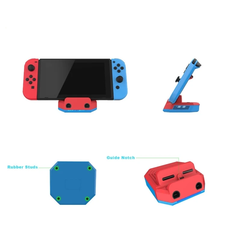 

Nintendo Switch / Lite Accesorios Cooling Portable Base Stands TV Dock With PCB Plug Small Than Original Two USB Interface New