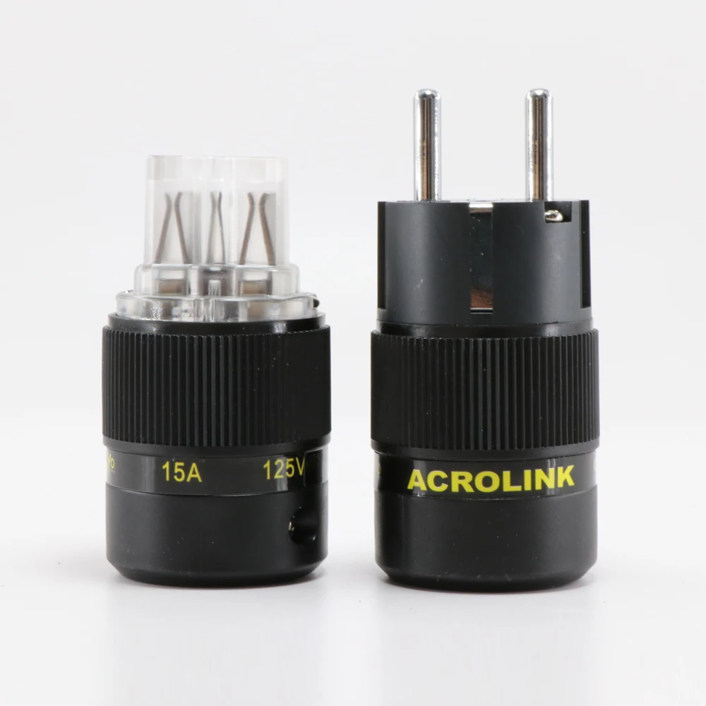 Пара HIFI Acrolink FP-03Eu CRYO вилка усилителя мощности звуковых частот адаптер питания