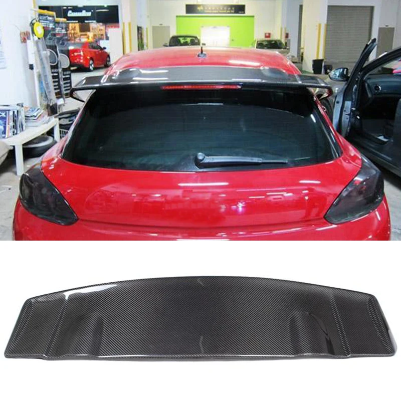 Автомобиль из углеродного волокна задний спойлер на крыло крышу для Volkswagen VW Scirocco