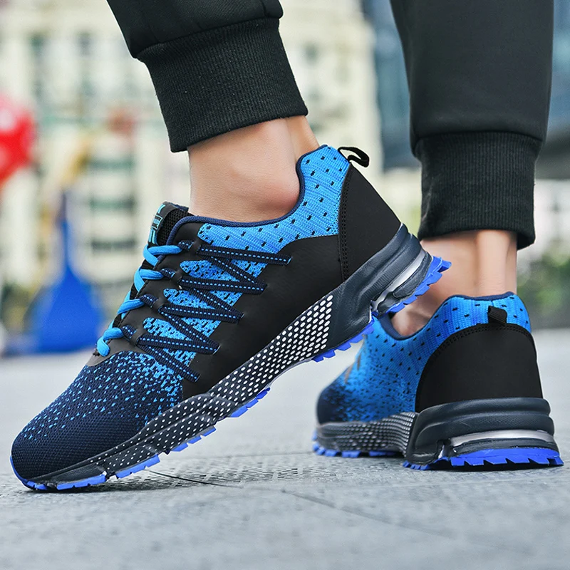 

Fashion Men's Shoes Portable Breathable Running Shoes 45 Large Size Sneakers Comfortable Walking Jogging Casual Shoes