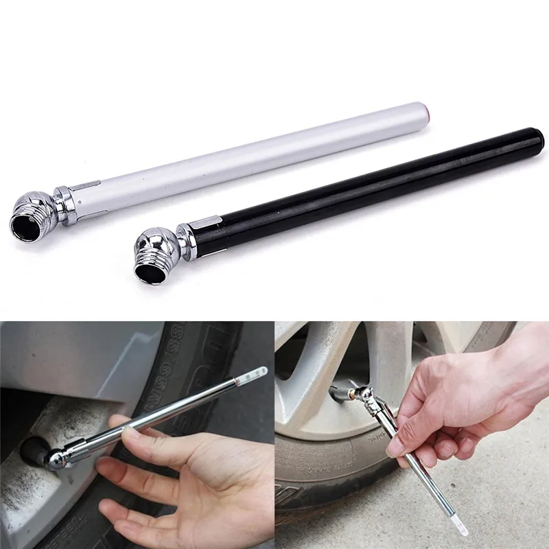 

14cm*1cm Economic Auto Vehicle Car Motor Tyre Tire Air Pressure Mini Test Meter Gauge Pen