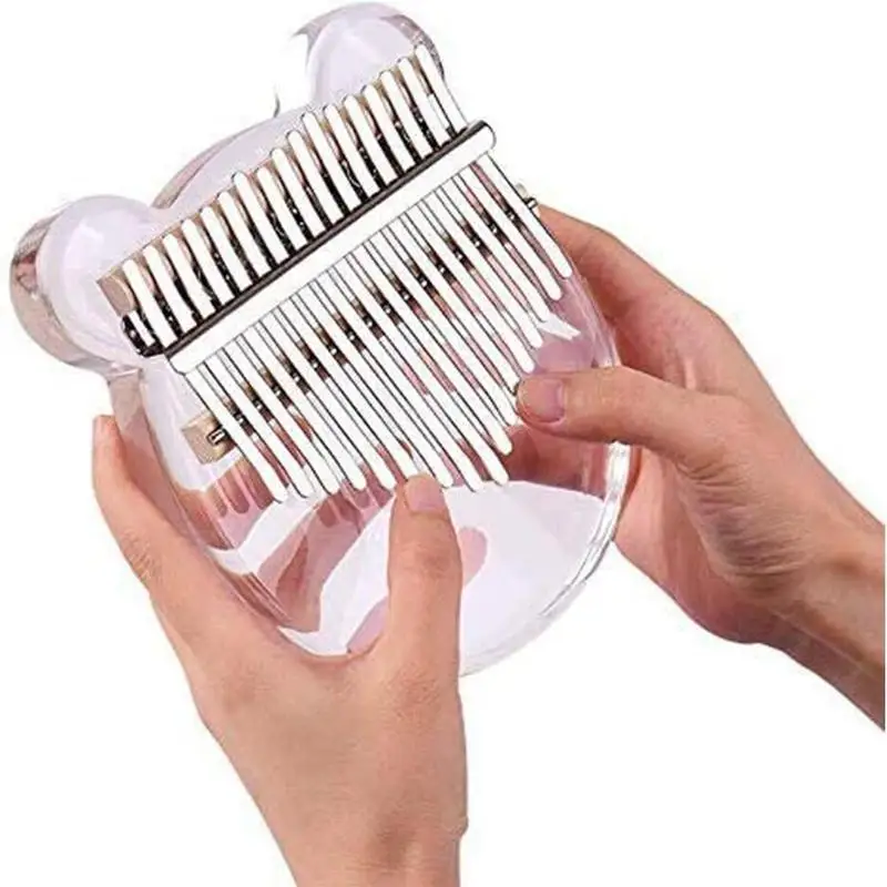 

Kalimba Thumb Piano Beginner Transparent Crystal Kalimb21 Tone Finger Piano 17 Musical Instrument Exquisite Gift