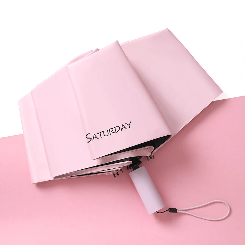 Автоматический складной зонт с защитой от ветра простой прозрачный Солнечный