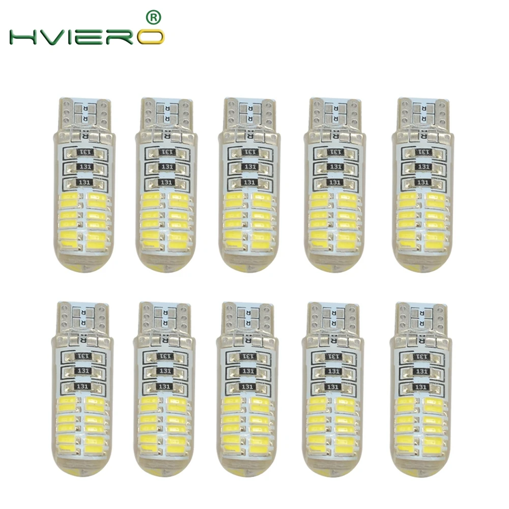 10X 24SMD светодиодный лампы для укладки белый авто 194 чтение светильник маркер