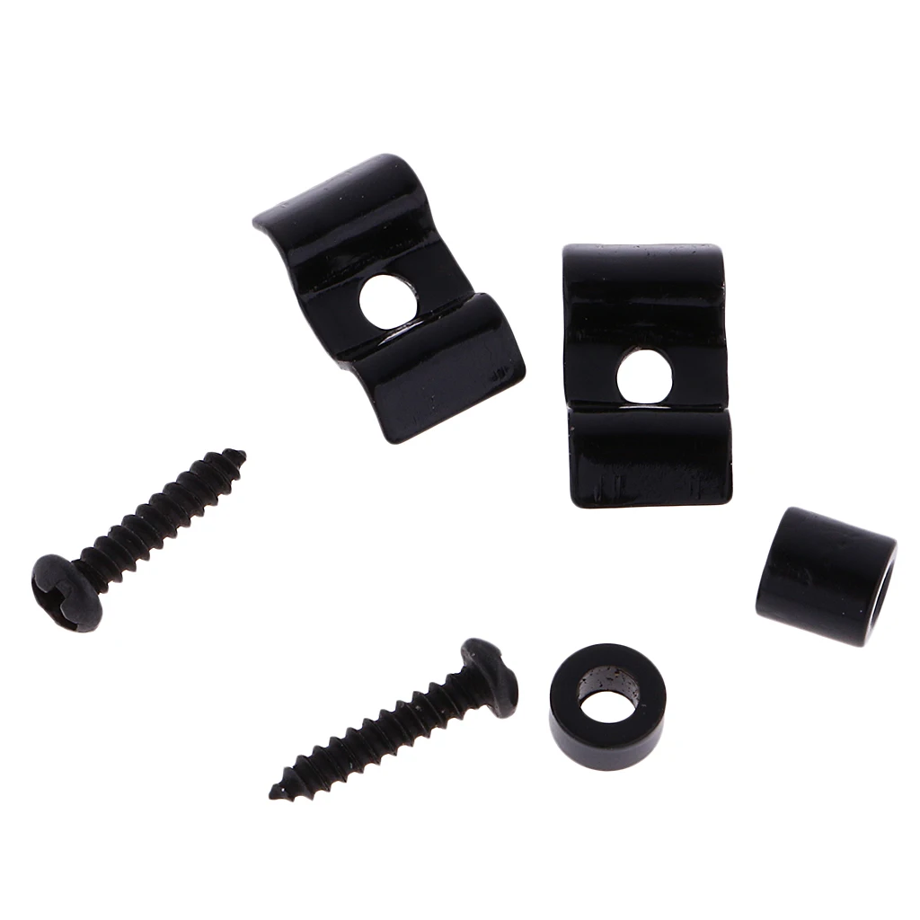 2pcs metall gitarre chrome roller string baum halterungen für stratocaster für squier elektrische gitarre teile und zubehör free global