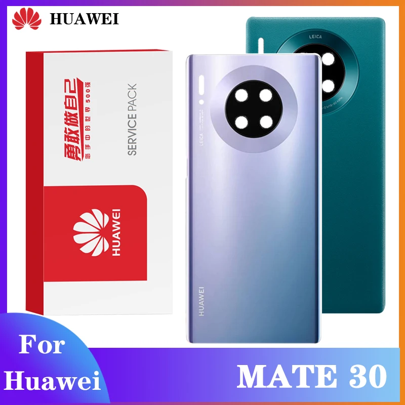 Оригинальный чехол для батареи Huawei Mate 30 стекло задняя крышка запасные Запасные