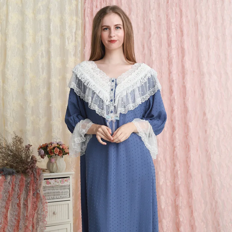 Woman Nightgown Summer Sleepwear Night Gown Loose and comfortable 7 color | Женская одежда