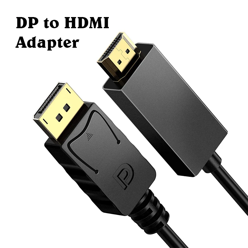 Кабель Amkle DP HDMI Displayport HDM Adapter1080P Видео Аудио конвертер кабель для ПК HDTV проектор - Фото №1