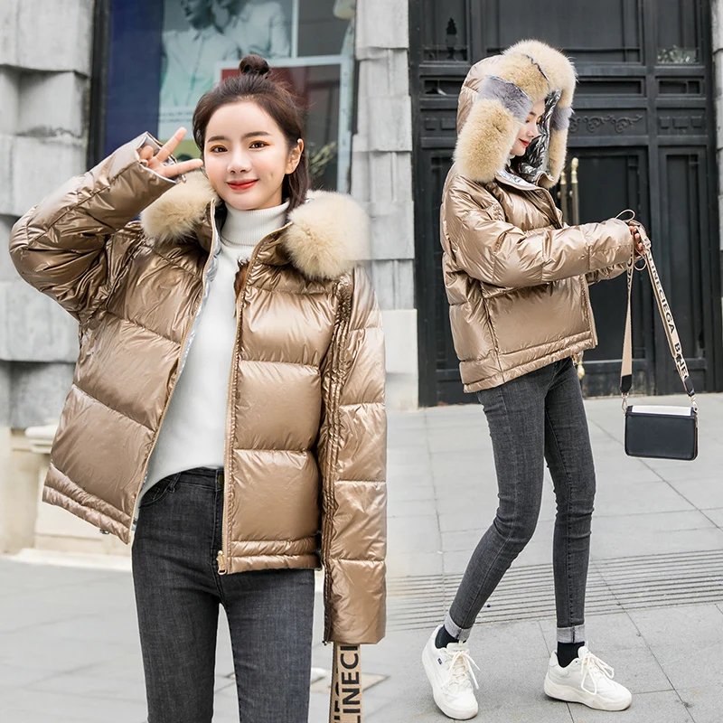 FTLZZ новый зимний пуховик с утиным пухом для девочек женские ботильоны из