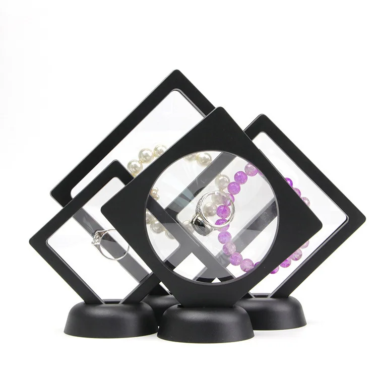 Модный ABS чехол s Display Square 3D альбомы с плавающей рамкой держатель Черный Белый