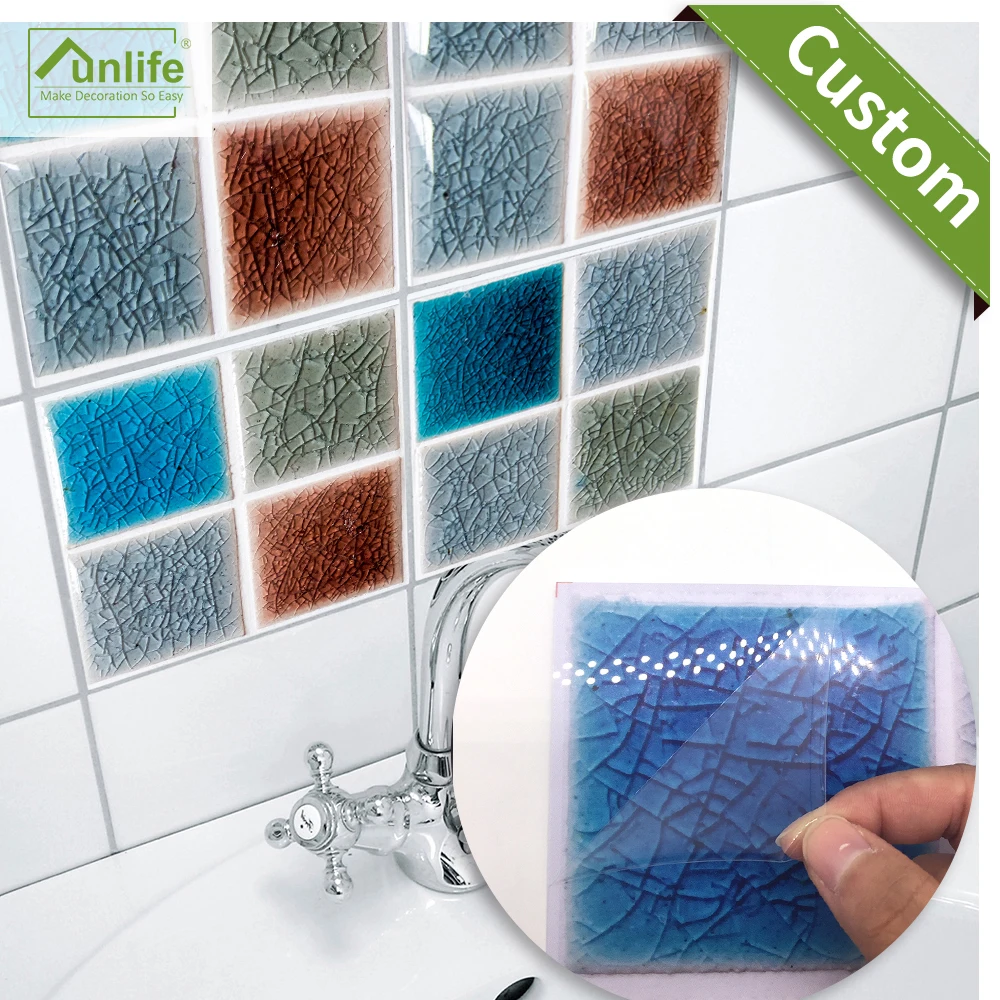 Funlife Ice Crack легко чистить самоклеющиеся обои кухонная мебель для ванной комнаты DIY