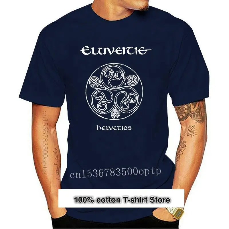 

Camiseta a la moda para hombre y mujer, camisa divertida con estampado personalizado de Eluveitie helvezos, nueva