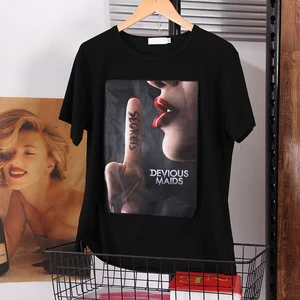 Лето 2021 года, новые футболки с аппликацией и принтом в стиле Харадзюку, женские футболки с короткими рукавами и приливом, свободные хлопковые футболки, топы, модная женская одежда