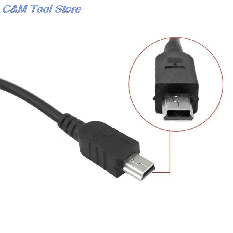 Автомобильное зарядное устройство 12-24 В до 5 Mini USB DC комплект из жесткого провода