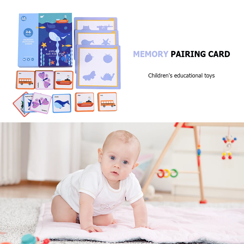

Wooden Memory Shadow Corresponding Card Early Education Building Blocks Kids Toy Children Kids Birthday Toys Supplies