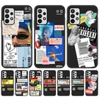 Чехол в стиле ретро для Samsung A51, чехлы с этикетками штрих-кода для Samsung Galaxy a51, A52, A50, A40, A41, A42, A60, A6S, A5 2017, A6 Plus 2018, чехол