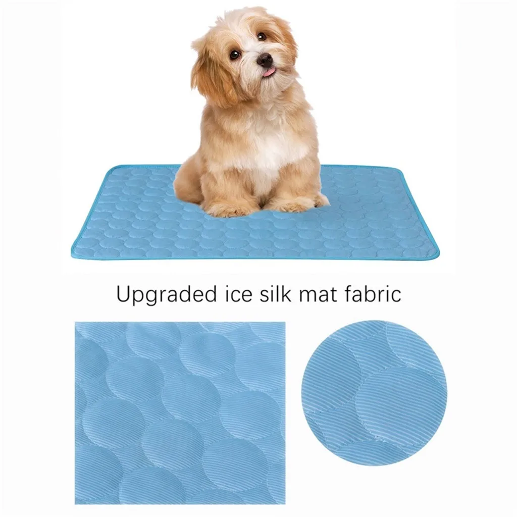 Охлаждающий коврик для собак Нетоксичная летняя подстилка питомцев кошек