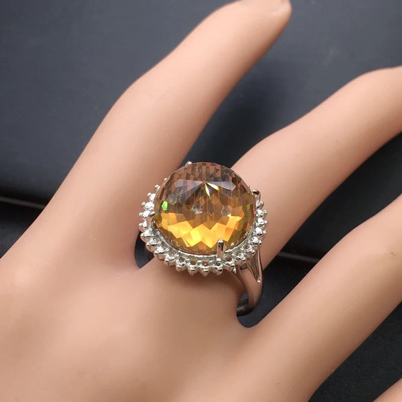 Женские кольца с зултанитом CSJ Новые Вечерние из стерлингового серебра 925 пробы