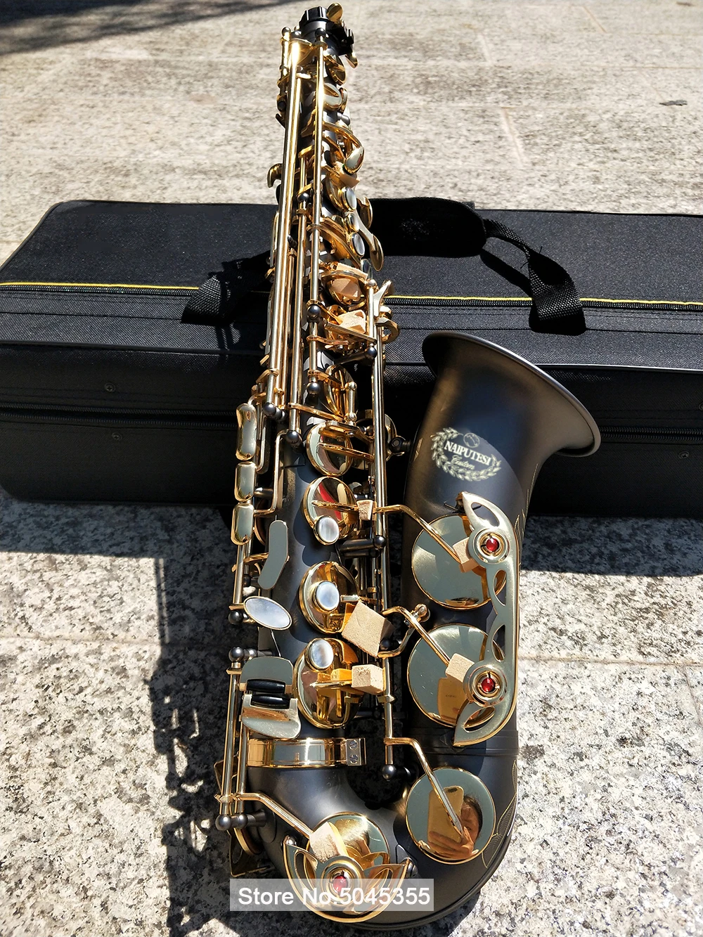 Naiputesi Фламинго Саксофон альт NT R54 Eb черный саксофон Sax Alto 54 saxofone духовой инструмент