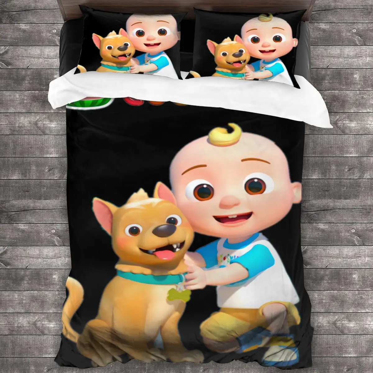 Cocomelon Комплект детских одеял для мальчиков и девочек постельного белья из мягкой