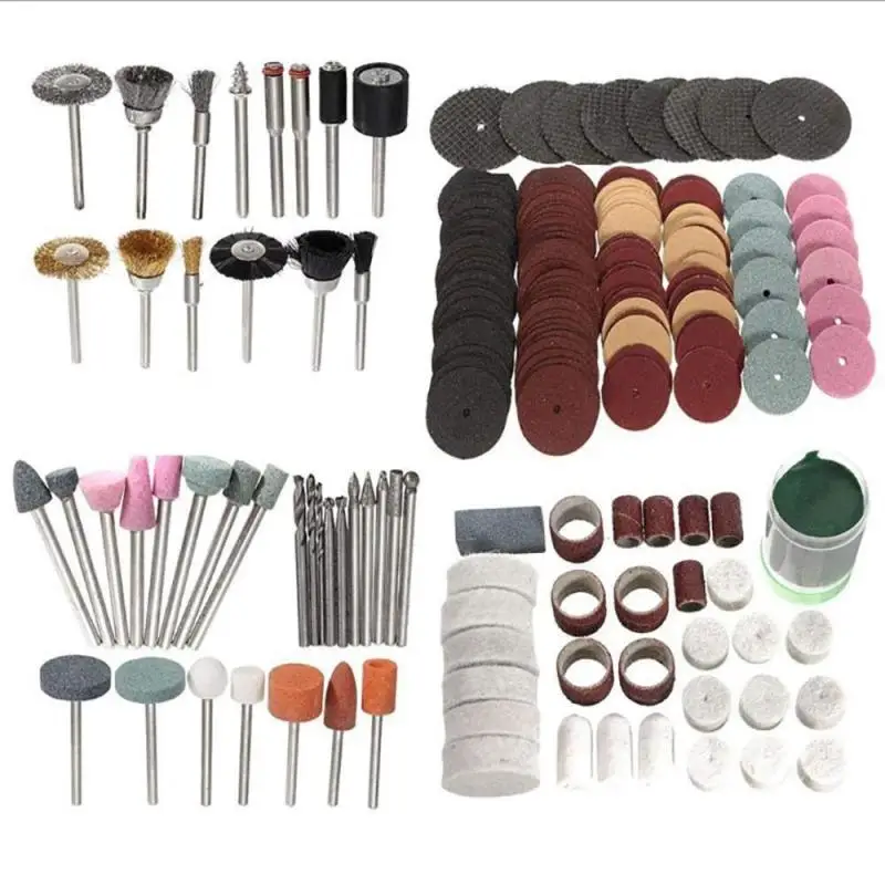 228 PCS роторный инструмент Аксессуары для Dremel мини сверло набор абразивных