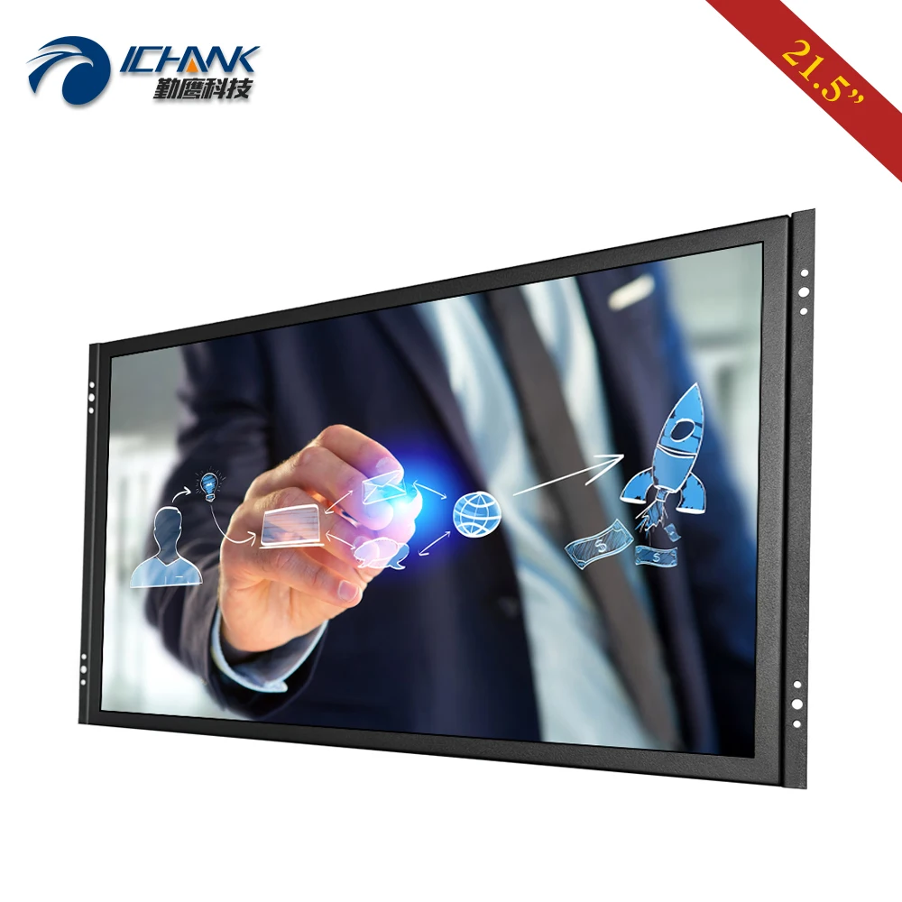 ZK215TC-59R/21," дюймов 1920x1080 16:9 широкоформатный HDMI USB VGA металлический корпус Встроенный открытая рамка сенсорный ЖК-экран ПК МОНИТОР дисплей