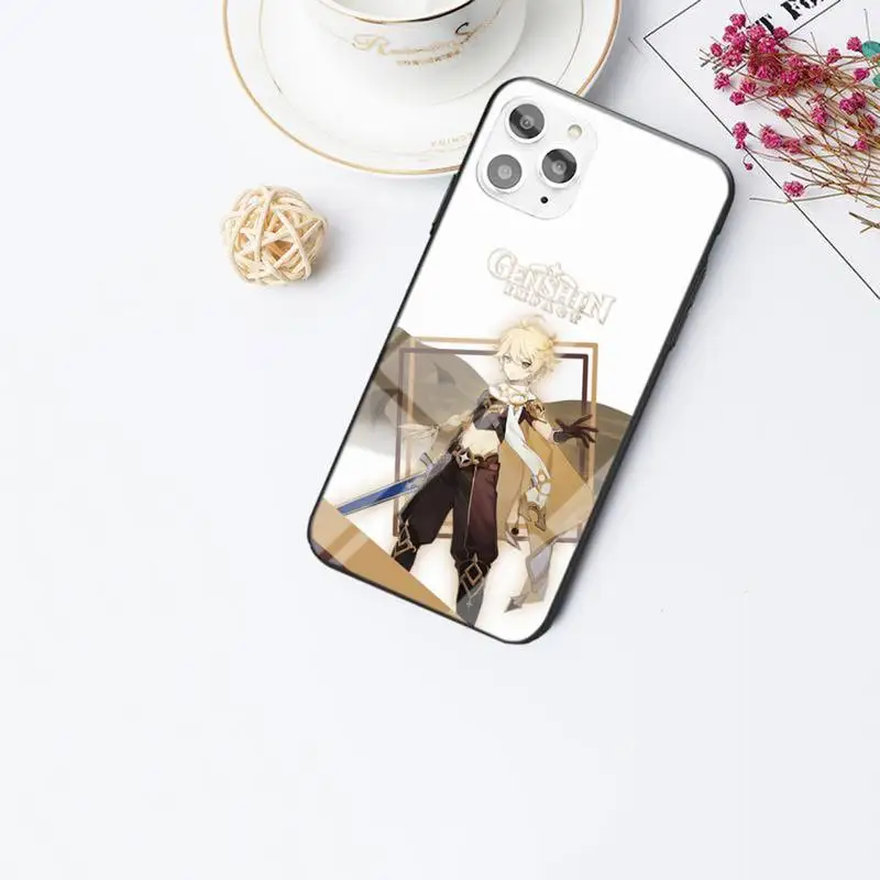 

Genshin Impact Phone Case For IPhone 6 6s 7 8 Plus X Xs Xr Xsmax 11 12 Pro Promax 12mini Tempered Glass