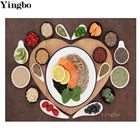 5D алмазная живопись полная дрель квадратная Алмазная мозаика кухня еда крупа специи фрукты Алмазная Вышивка Набор для вышивки крестиком подарок