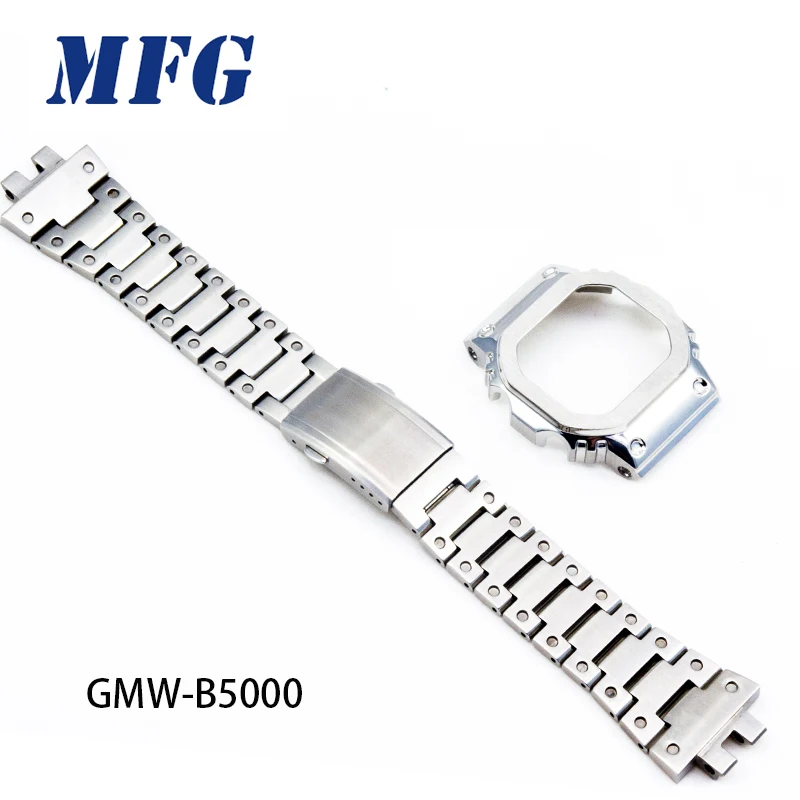 316L нержавеющая сталь GMW B5000 ремешок для часов ободок/чехол металлический стальной
