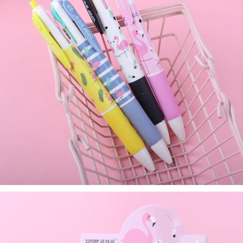 Najtaniej 20 Sztuk Flamingo Jednorożec 4-kolorowy Długopis Graffiti Długopisy Uczeń Fabryka Szkoła Papiernicze Hurtownia Materiałów Biurowych