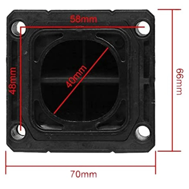 Intake Reed Valve Carbon Fiber for Yamaha Banshee 350 350Cc YZF RZ DT175 RX135 ATV Motorcycle | Автомобили и мотоциклы