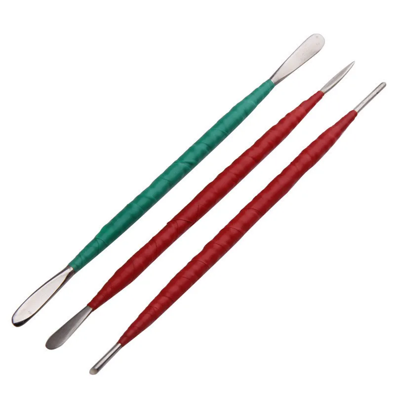 

Cay Tools Pottery Sculpture Handmade Art DIY Clay Clay Tool Steel Double Heads Craft Tools Polymer Clay Mixed Color