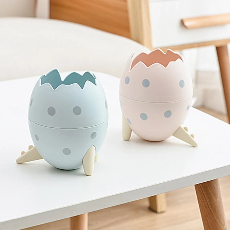 

Creative Dinosaur Egg Shaped Pen Holder School Office Desktop Organizer Kawaii Multifunctional Organizer Cute Desk Decoration