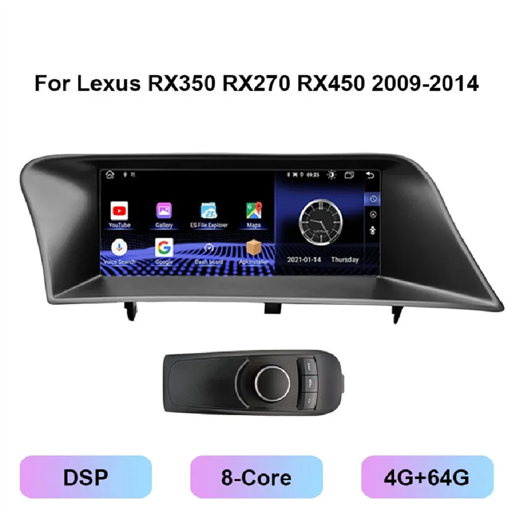 

Автомагнитола на Android 10 для Lexus Rx 270/350/450H AL10 2010 -2015 с IPS-экраном, мультимедийный плеер с GPS-навигацией, стерео головное устройство