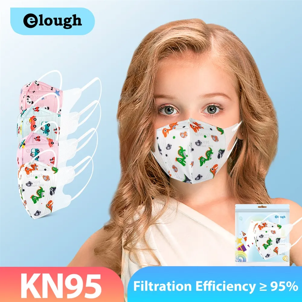 

Fit 4-12 Old Kids Children Mask KN95 FFP2 Mascarillas 4 layer 3D fpp2 Mask Children Boys Girls Face Mask mascarillas niños ffp 2