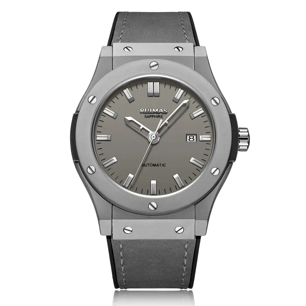 Мужские модные повседневные ЧАСЫ Hublo автоматические механические часы Reloj Hombre